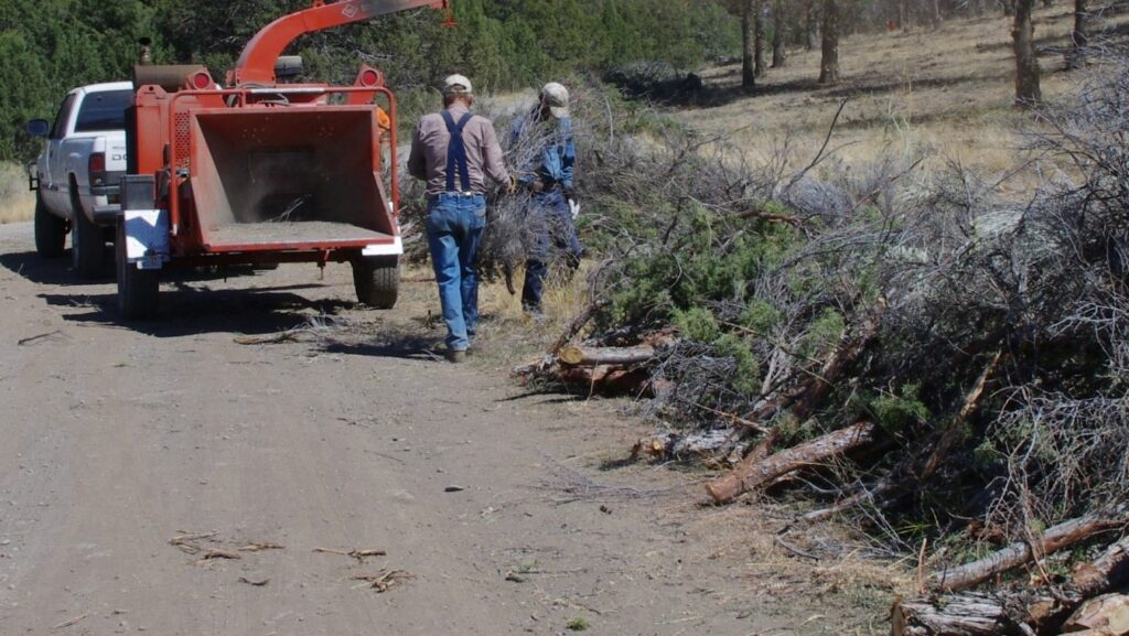 Fire Safe Council Chipping Slash Piles